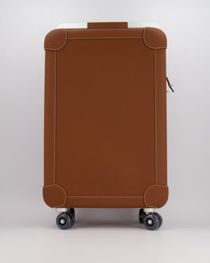 Hermès R.M.S Cabin Suitcase in Gold Taurillon Regate Leather with Brushed Palladium Hardware and Noir Wheels RRP £12,000
