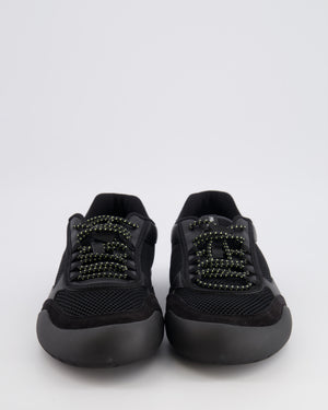 Prada Menswear Black Speedrock Mesh Fabric Trainers Size 43.5 RRP £820