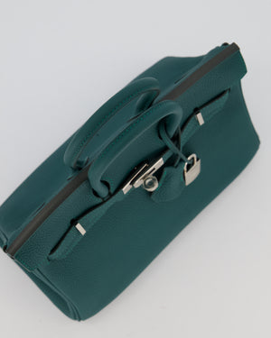 Hermès Birkin 25 Retourne Bag in Malachite Togo Leather with Palladium Hardware