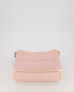 Chanel Large Gabrielle Bag in Light Pink Crumpled Calfskin Leather with Mixed Hardware