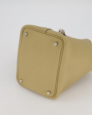 *HOT COLOUR* Hermès Picotin Lock Bag 18cm in Trench Clemence Leather with Palladium Hardware
