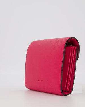 Gucci Rose Dionysus Wallet on Chain Bag in Calfskin Leather with Gunmetal Grey Hardware