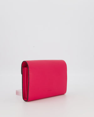 Gucci Rose Dionysus Wallet on Chain Bag in Calfskin Leather with Gunmetal Grey Hardware