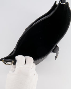 Hermès Evelyne 29 Bag in Noir Clemence Leather with Palladium Hardware