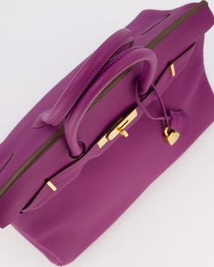 *RARE* Hermès HSS Birkin 35 Bag in Anemone Togo Leather with Gold Hardware