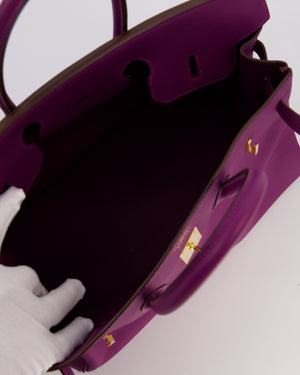 *RARE* Hermès HSS Birkin 35 Bag in Anemone Togo Leather with Gold Hardware