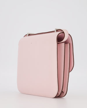 *HOT & RARE* Hermès Constance III 18 Miroir Bag in Rose Darling Chevrè Mysore Leather with Palladium Permabrass Hardware