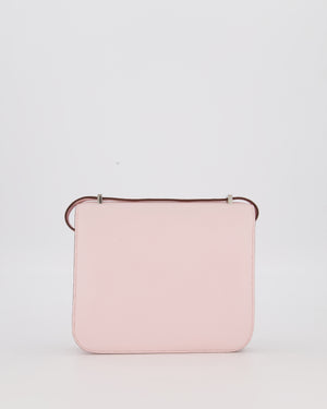 *HOT & RARE* Hermès Constance III 18 Miroir Bag in Rose Darling Chevrè Mysore Leather with Palladium Permabrass Hardware