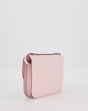 *HOT & RARE* Hermès Constance III 18 Miroir Bag in Rose Darling Chevrè Mysore Leather with Palladium Permabrass Hardware