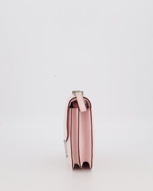 *HOT & RARE* Hermès Constance III 18 Miroir Bag in Rose Darling Chevrè Mysore Leather with Palladium Permabrass Hardware