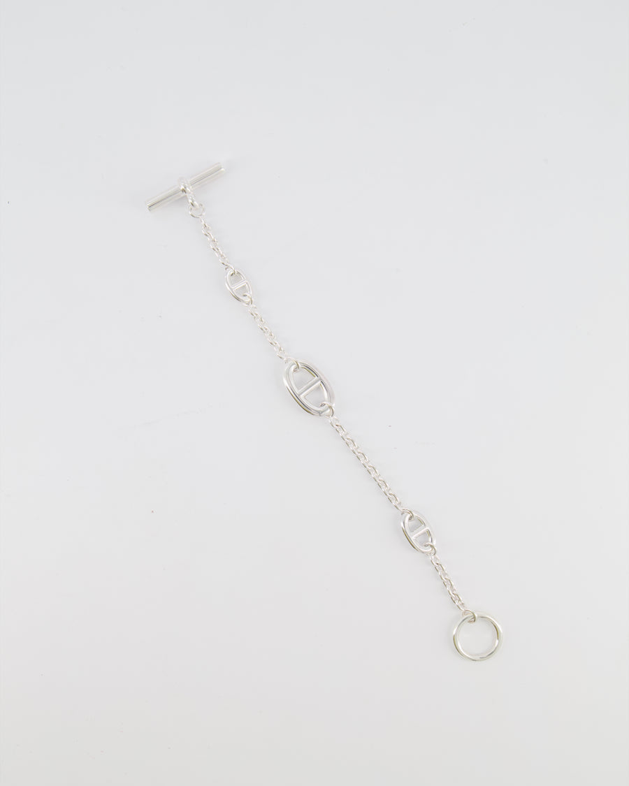 Hermès Farandole Chaine D'ancre Link Bracelet Large Model in Palladium