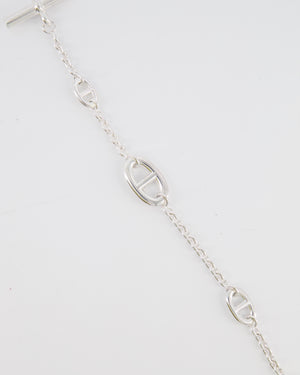 Hermès Farandole Chaine D'ancre Link Bracelet Large Model in Palladium