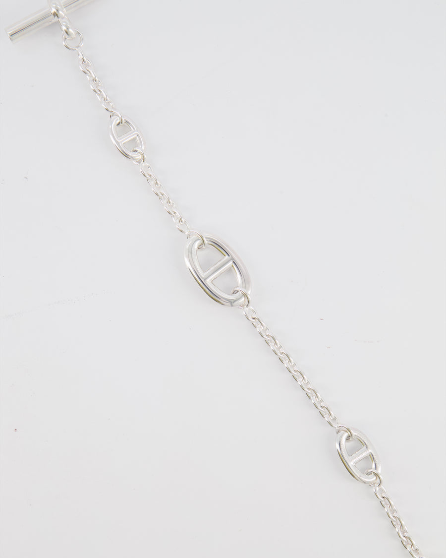 Hermès Farandole Chaine D'ancre Link Bracelet Large Model in Palladium