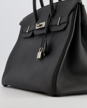 Hermès Birkin 35 Bag in Black Togo Leather with Palladium Hardware