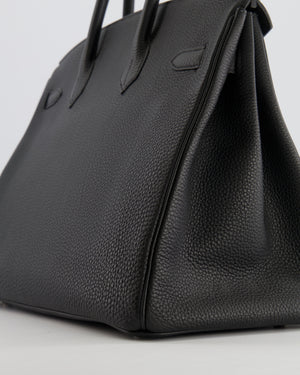 Hermès Birkin 35 Bag in Black Togo Leather with Palladium Hardware