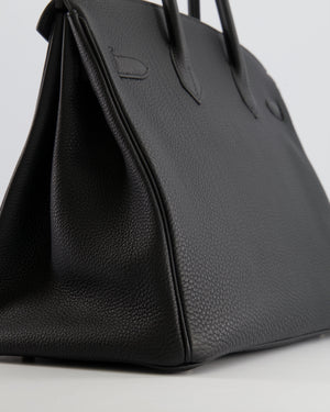 Hermès Birkin 35 Bag in Black Togo Leather with Palladium Hardware