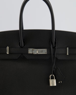 Hermès Birkin 35 Bag in Black Togo Leather with Palladium Hardware