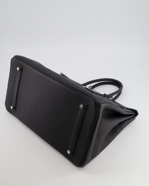 Hermès Birkin 35 Bag in Black Togo Leather with Palladium Hardware