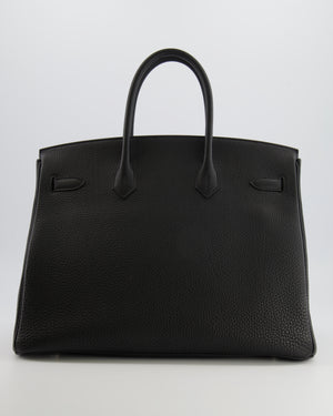 Hermès Birkin 35 Bag in Black Togo Leather with Palladium Hardware