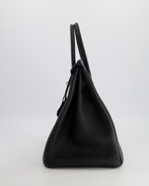 Hermès Birkin 35 Bag in Black Togo Leather with Palladium Hardware