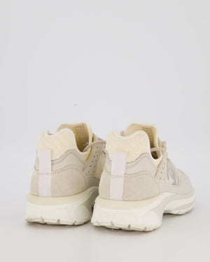 Chanel Cream Trainers With Mesh CC Logo And CC Logo Details Size EU 38