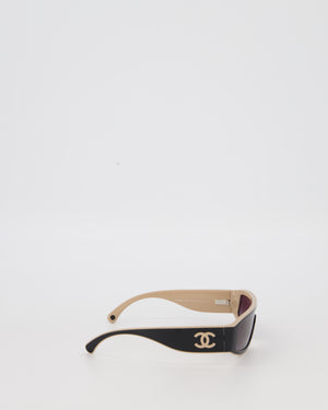 Chanel Black Shield CC Sunglasses