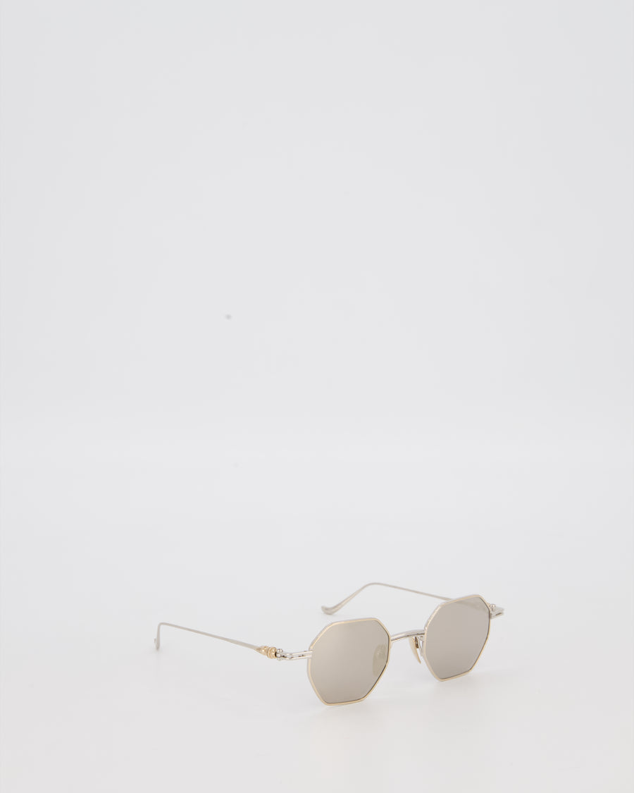 Chrome Hearts Gold Evaculation Sunglasses with Gold Hardware