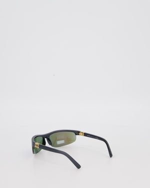 Miu Miu Black MU A02S Sunglasses with Logo Detail