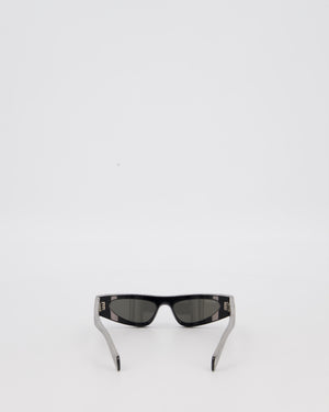 Gucci Silver GG Monogram Cat Eye Sunglasses