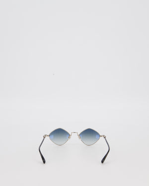Chrome Hearts Black Diamond Dog Sunglasses with Silver Hardware