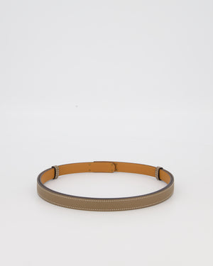 Hermès Kelly Belt in Etoupe Epsom Leather with Gold Hardware