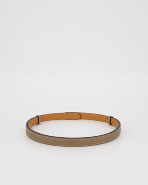 Hermès Kelly Belt in Etoupe Epsom Leather with Gold Hardware