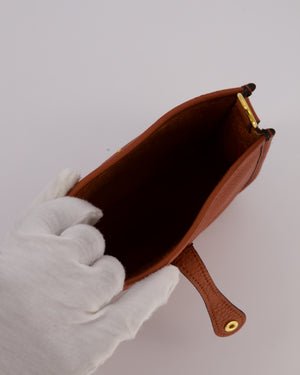 Hermès Mini Evelyne 16 Amazone in Cuivre Clemence Leather with Gold Hardware