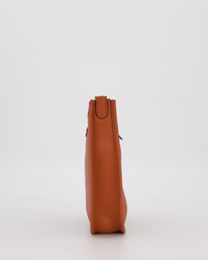 Hermès Mini Evelyne 16 Amazone in Cuivre Clemence Leather with Gold Hardware