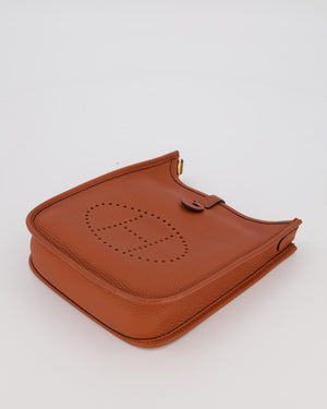 Hermès Mini Evelyne 16 Amazone in Cuivre Clemence Leather with Gold Hardware