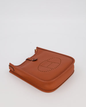 Hermès Mini Evelyne 16 Amazone in Cuivre Clemence Leather with Gold Hardware