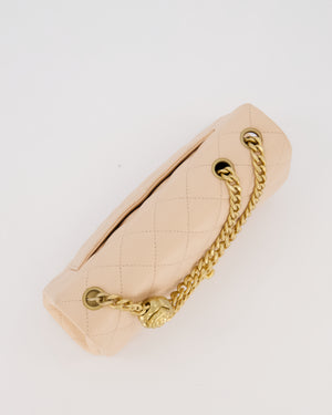 Chanel Coco Crush Peach Mini Rectangular Flap Bag in Lambskin Leather with Brushed Gold Hardware