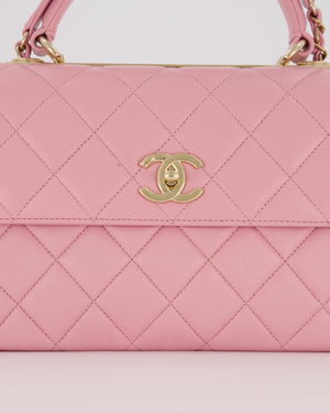 Chanel Lilac Trendy Small Flap Bag in Lambskin Leather with Gold Hardware
