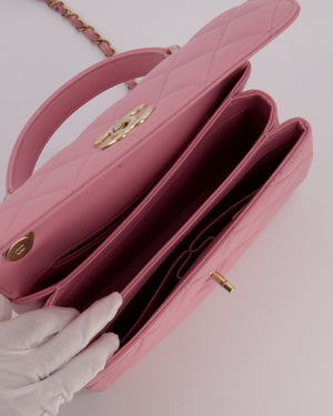 Chanel Lilac Trendy Small Flap Bag in Lambskin Leather with Gold Hardware
