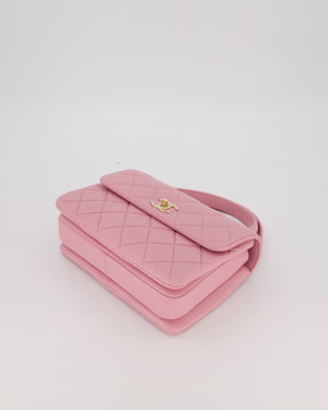 Chanel Lilac Trendy Small Flap Bag in Lambskin Leather with Gold Hardware