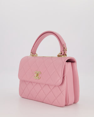 Chanel Lilac Trendy Small Flap Bag in Lambskin Leather with Gold Hardware