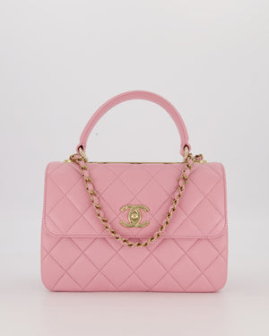 Chanel Lilac Trendy Small Flap Bag in Lambskin Leather with Gold Hardware