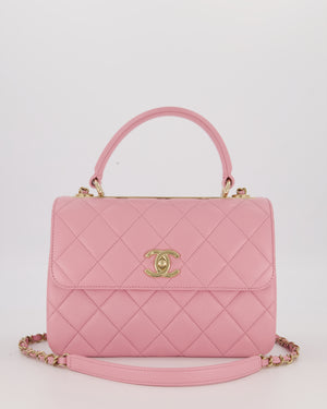 Chanel Lilac Trendy Small Flap Bag in Lambskin Leather with Gold Hardware