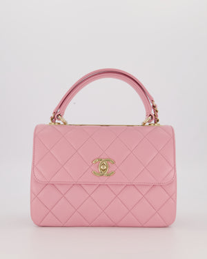 Chanel Lilac Trendy Small Flap Bag in Lambskin Leather with Gold Hardware