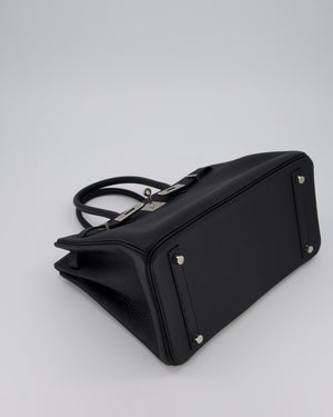 *VERY RARE* Hermès Birkin 30 Retourne Bag in Noir Togo Leather with Palladium Hardware
