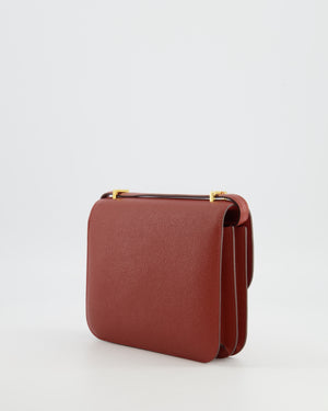 Hermès Constance III 18 Miroir Bag in Rouge Venitien Epsom Leather with Gold Hardware