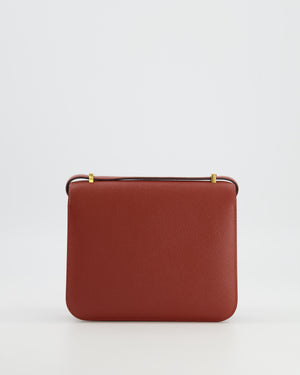 Hermès Constance III 18 Miroir Bag in Rouge Venitien Epsom Leather with Gold Hardware