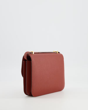 Hermès Constance III 18 Miroir Bag in Rouge Venitien Epsom Leather with Gold Hardware
