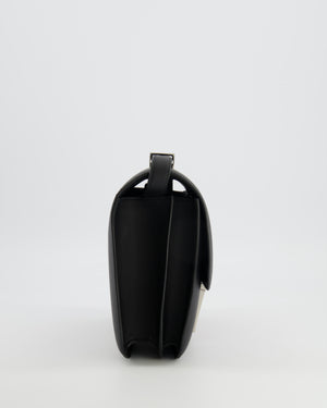 *LIMITED EDITION* Hermès Constance 24 Bag in Noir Swift Leather with Red, Blue and Beige Marbled Palladium Hardware