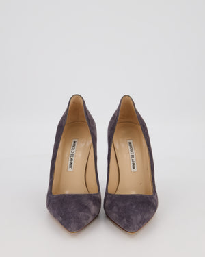 Manolo Blahnik Grey Suede 105 Heels Size EU 37